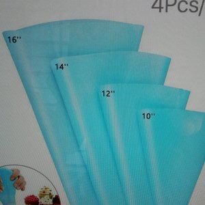 Cake Silicone 4 pcs Piping Bag